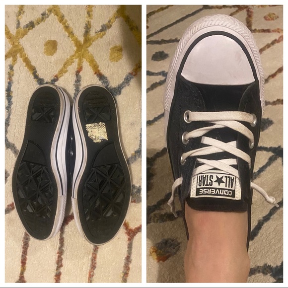 Navy Blue Velvet Converse - Picture 6 of 6